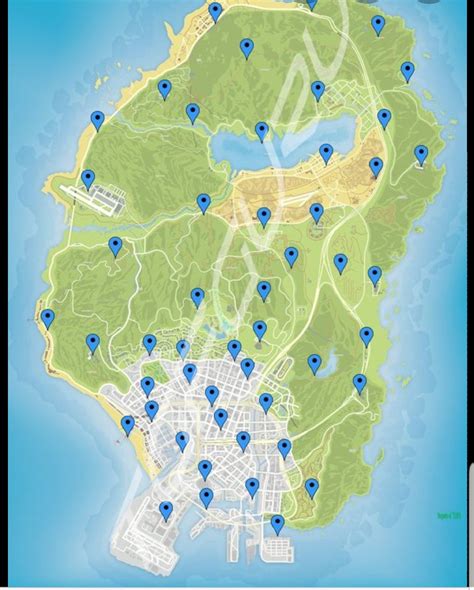 Stunt Jumps Locations — Interactive GTA 5/Online Map